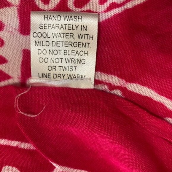 WRAP pink starfish Scarf - Picture 6 of 7